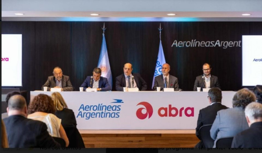 Aerolíneas Argentinas establece acuerdo con el ABRA Group, conformado por Avianca y GOL